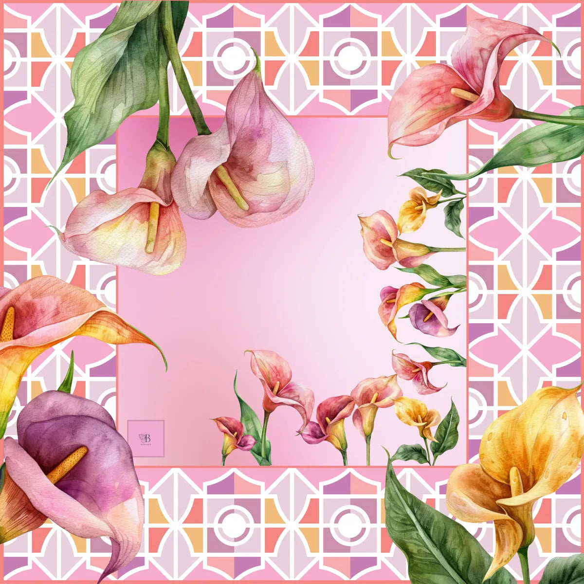 Lillies Lane Silk Scarf