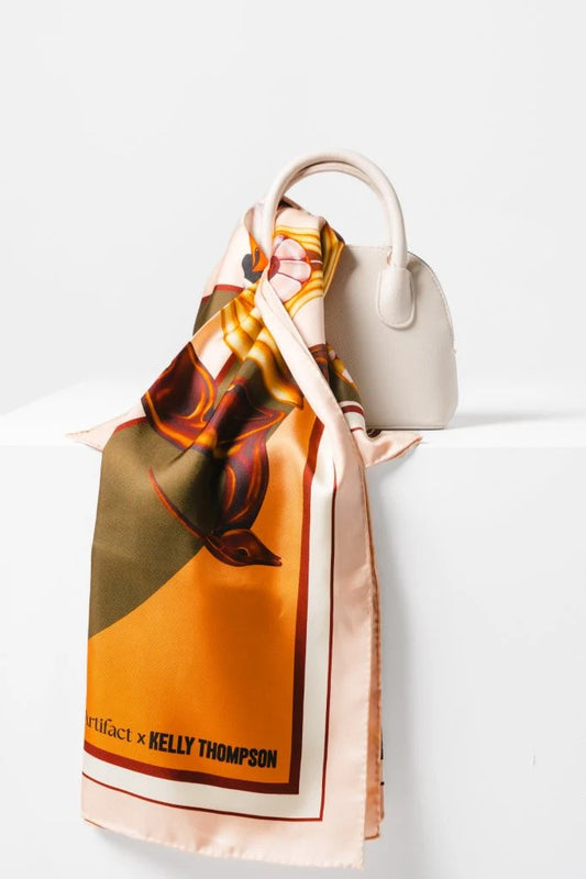 Gilded Silk Scarf