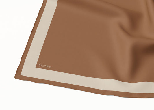 Imelda Tan Sand Silk Scarf