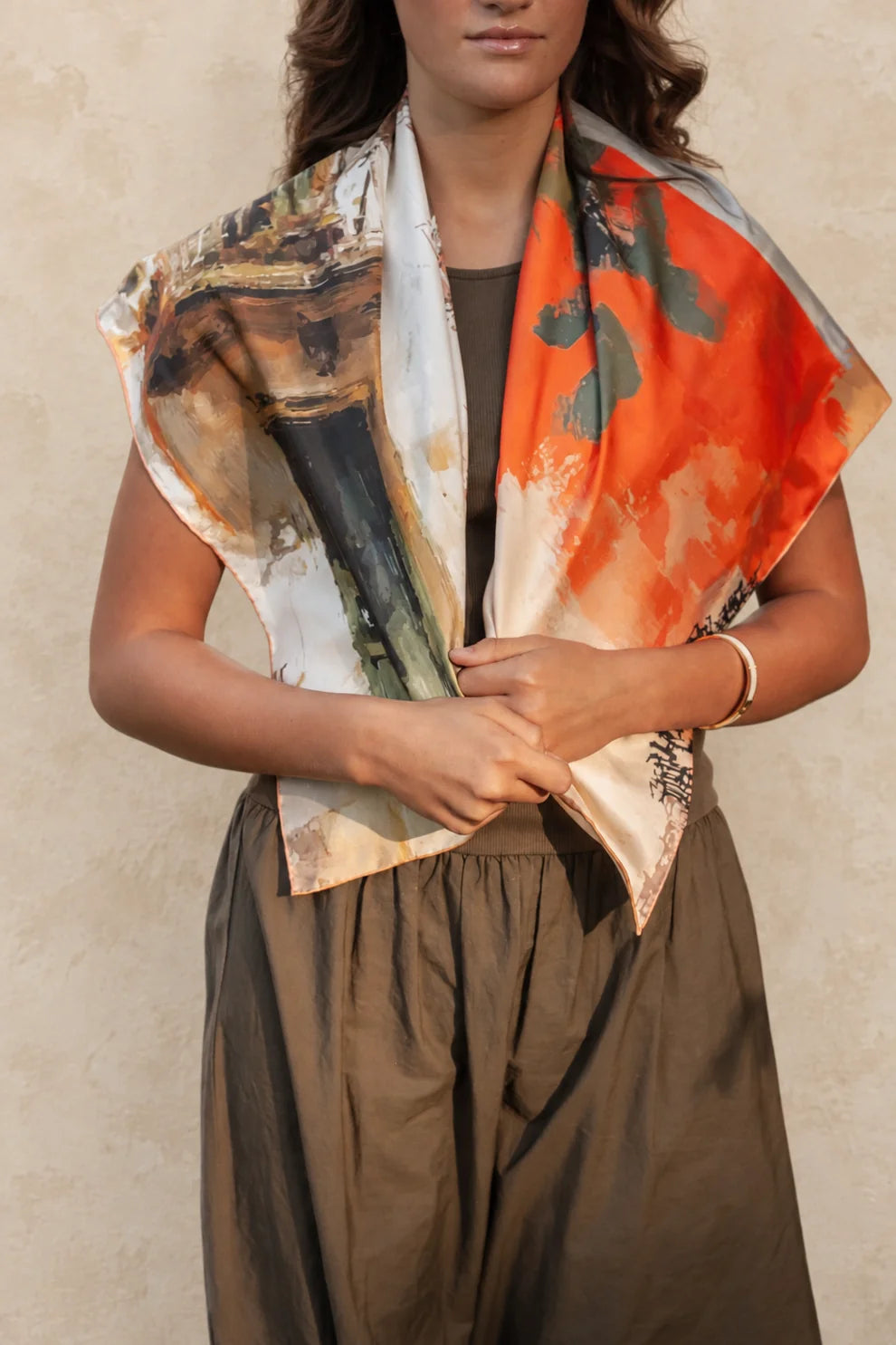 Between Pages Silk Scarf