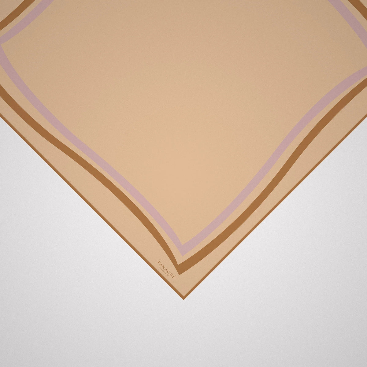 Classique Beige Biscuit Silk Scarf
