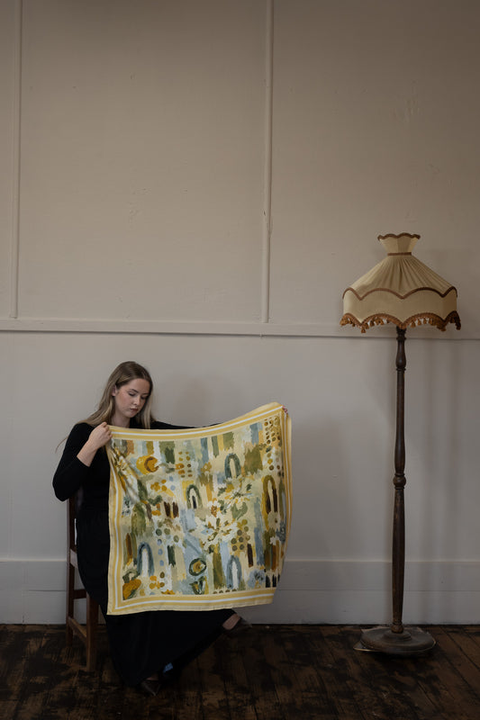 Dani in Barley Silk Scarf