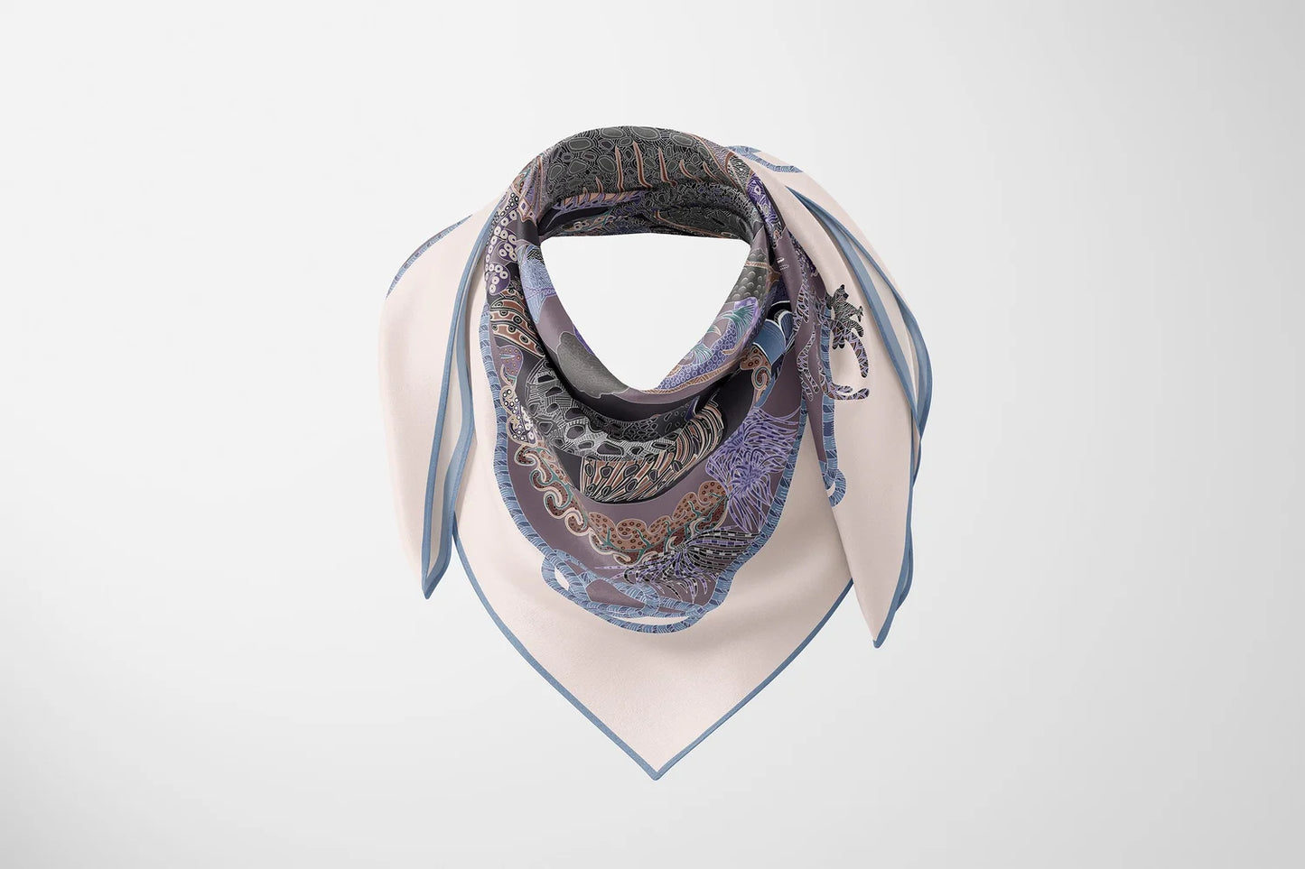 La Vie Marine Dusk Silk Scarf