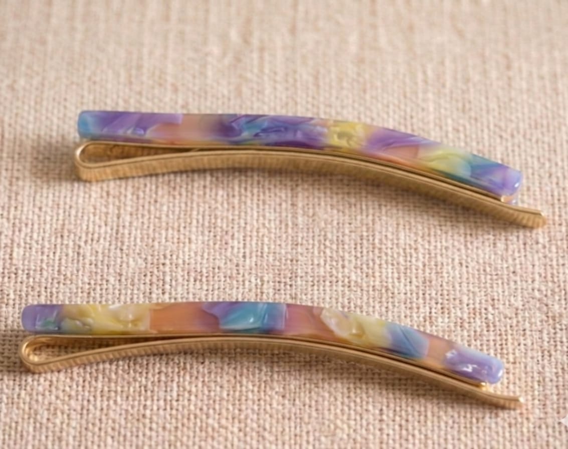 Hair Slides - Pastel