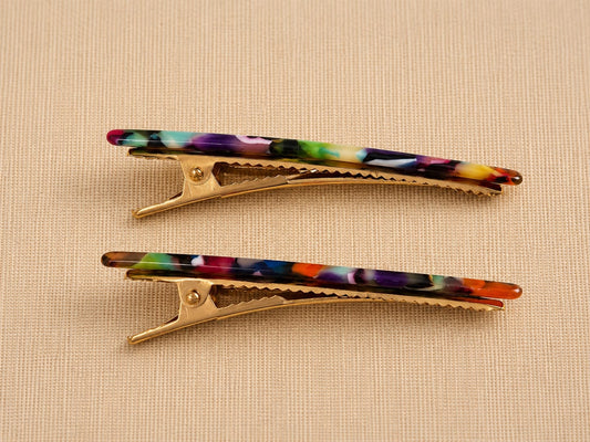 Hair Clips - Confetti