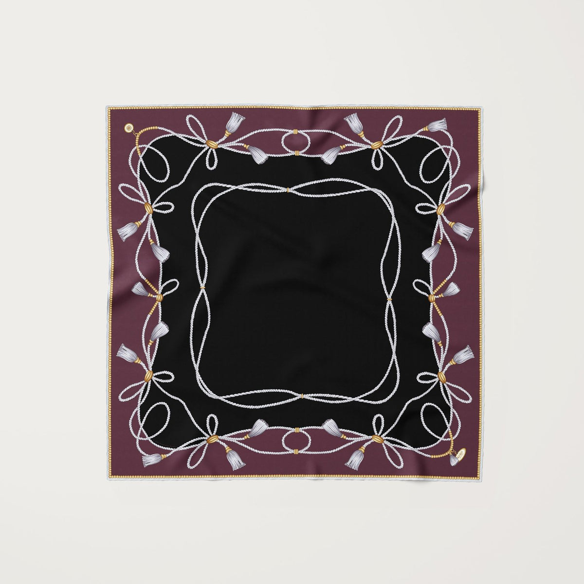 La Côte Fig Silk Scarf