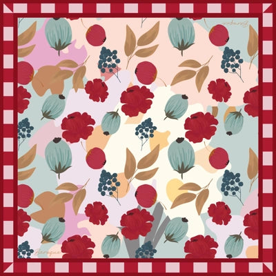 Freeze in the Breeze Silk Scarf