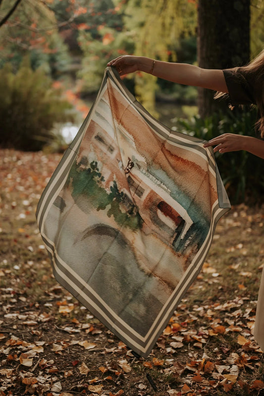 Cleo Silk Scarf