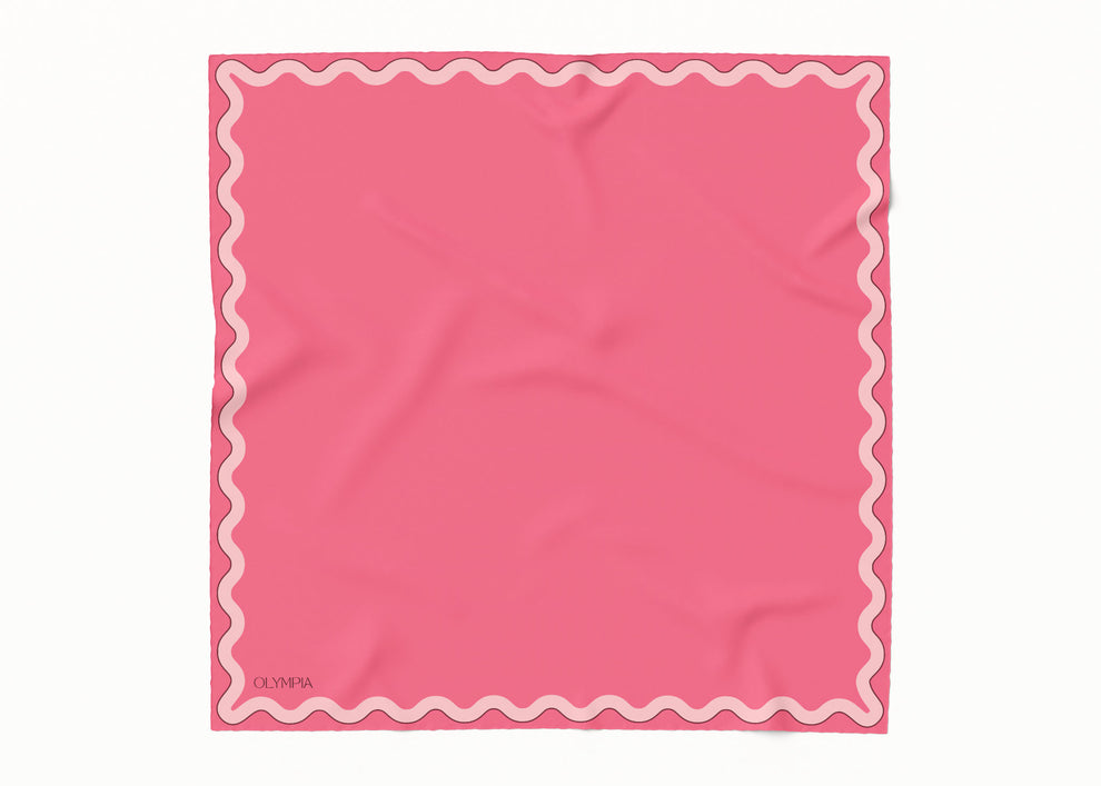 Sophie Pink Lemonade Silk Cotton Girls Scarf