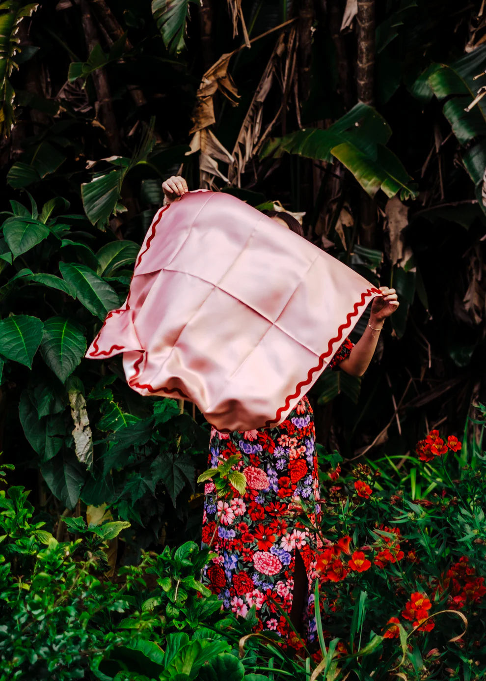 Sophie Macaron Cherry Silk Scarf