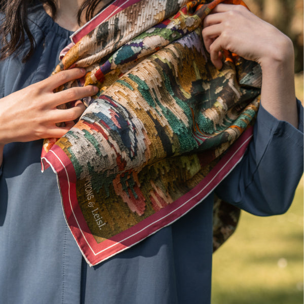 Martha - Lyons Silk Scarf