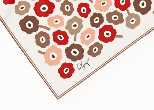 Amelie Toffee Apple SIlk Cotton Girls Scarf