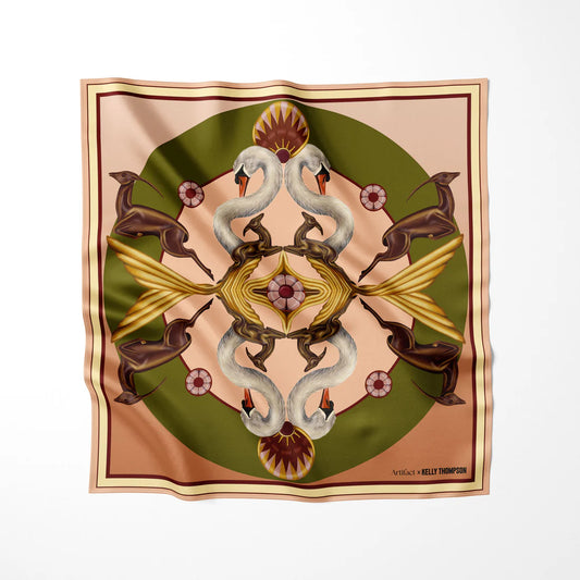Gilded Silk Scarf