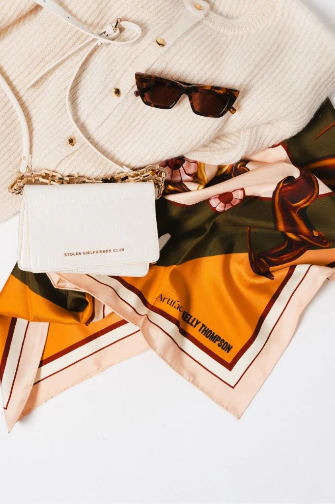 Gilded Silk Scarf