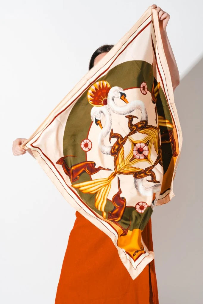 Gilded Silk Scarf