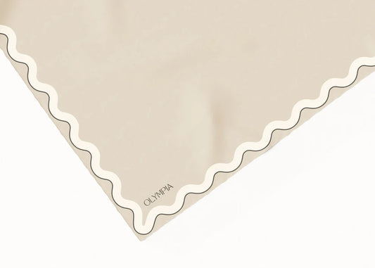 Sophie Linen/Half Ricecake Silk Scarf