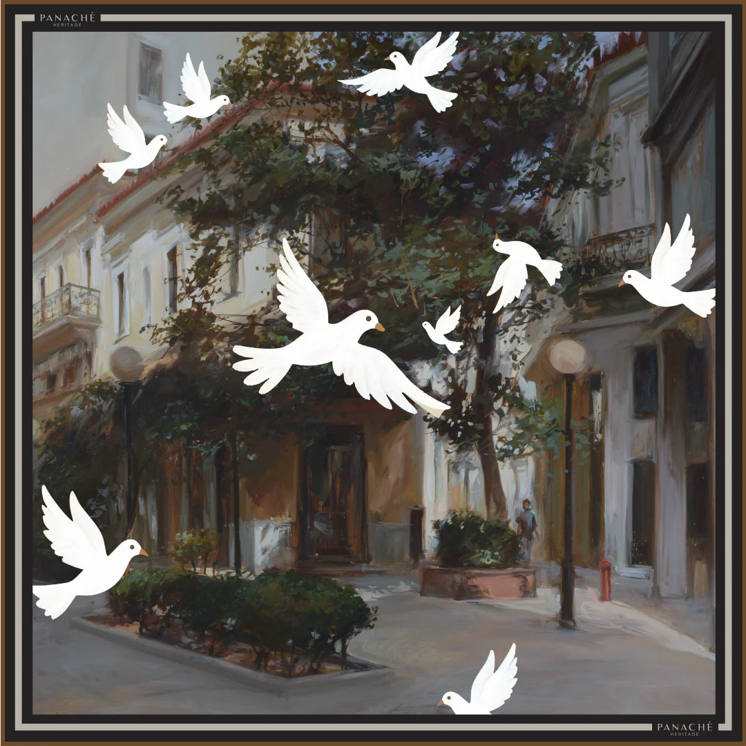Wild Wings Silk Scarf