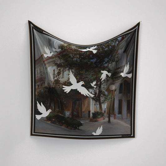 Wild Wings Silk Scarf