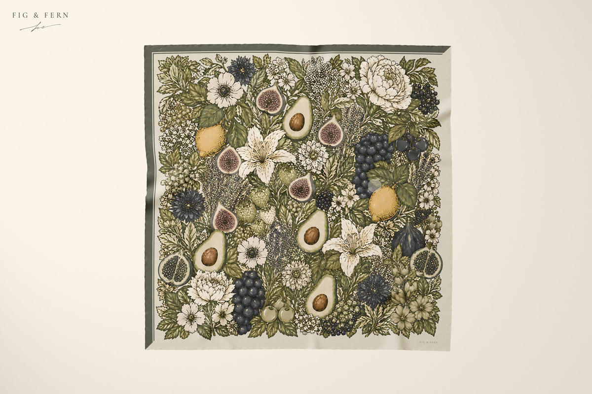Blanche in Celadon Butter Silk Scarf
