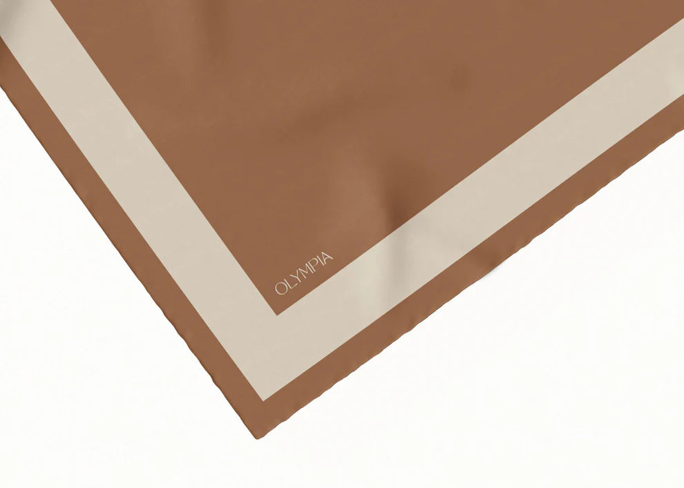 Imelda Tan Sand Silk Scarf