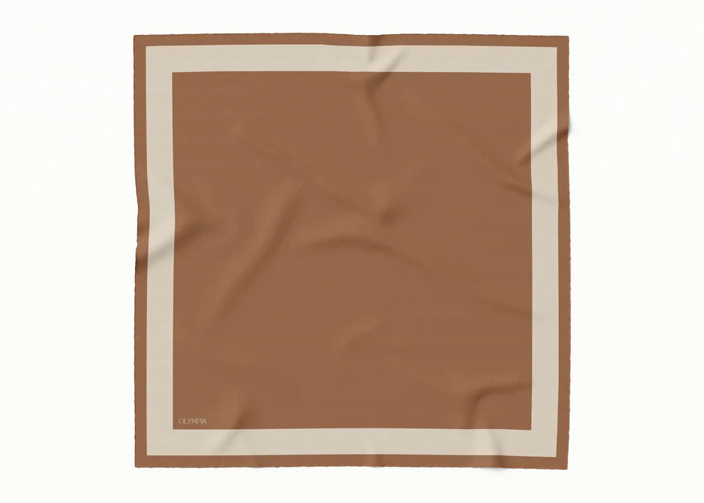 Imelda Tan Sand Silk Scarf