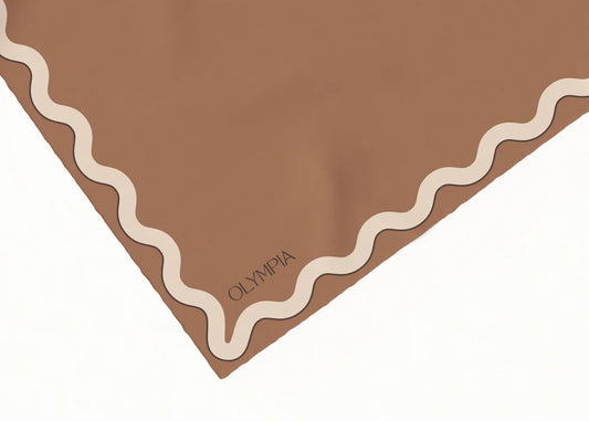 Sophie Tan Sand Silk Cotton Girls Scarf