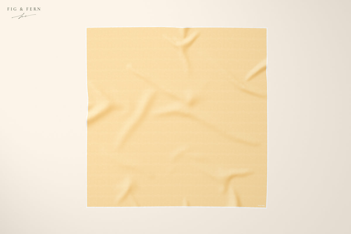 Classic - Buttercup with Ivory Hem