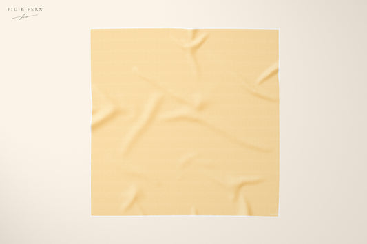 Classic - Buttercup with Ivory Hem