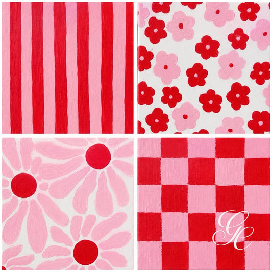 Cerise Pop Silk Scarf - 65cm