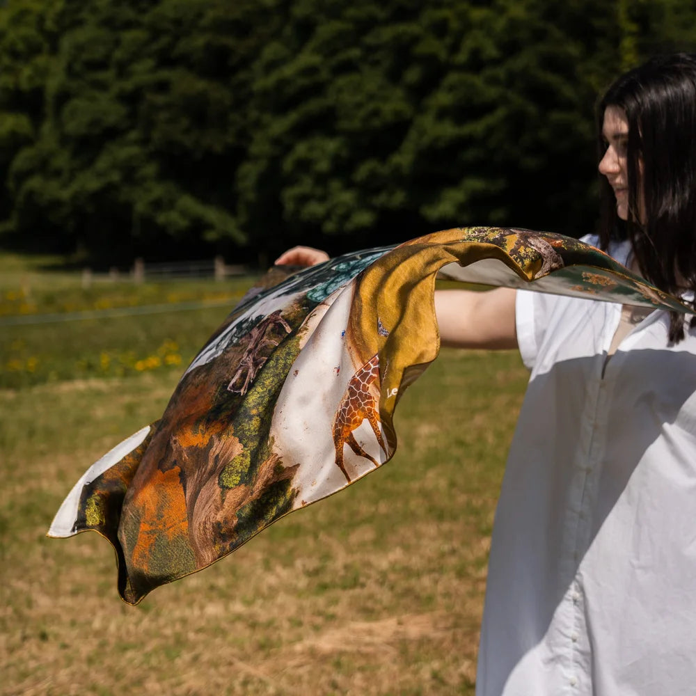 Rena Silk Scarf