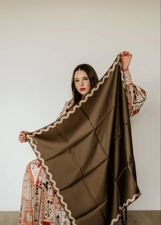 Sophie Caper Canyon Silk Scarf