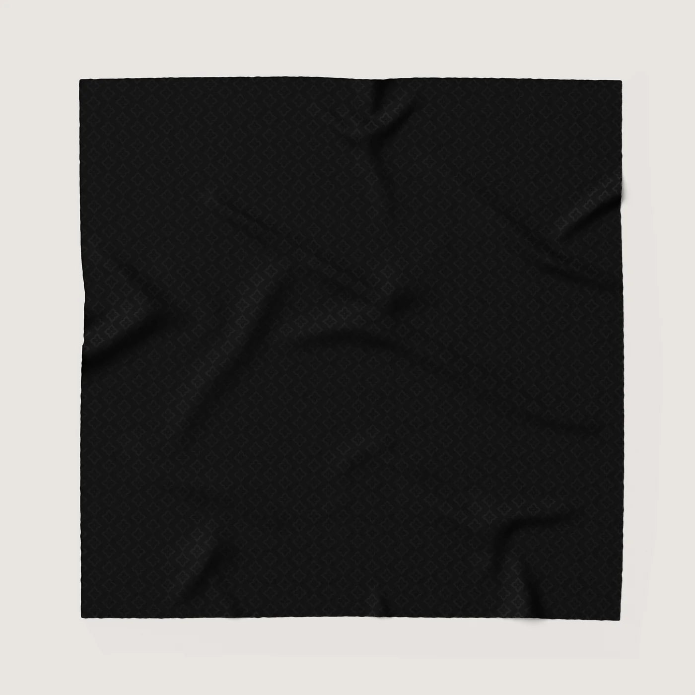 Essence Black Silk Scarf