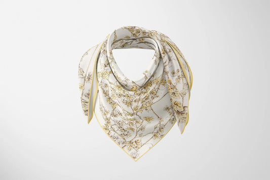 Etoile Saffron Silk Scarf