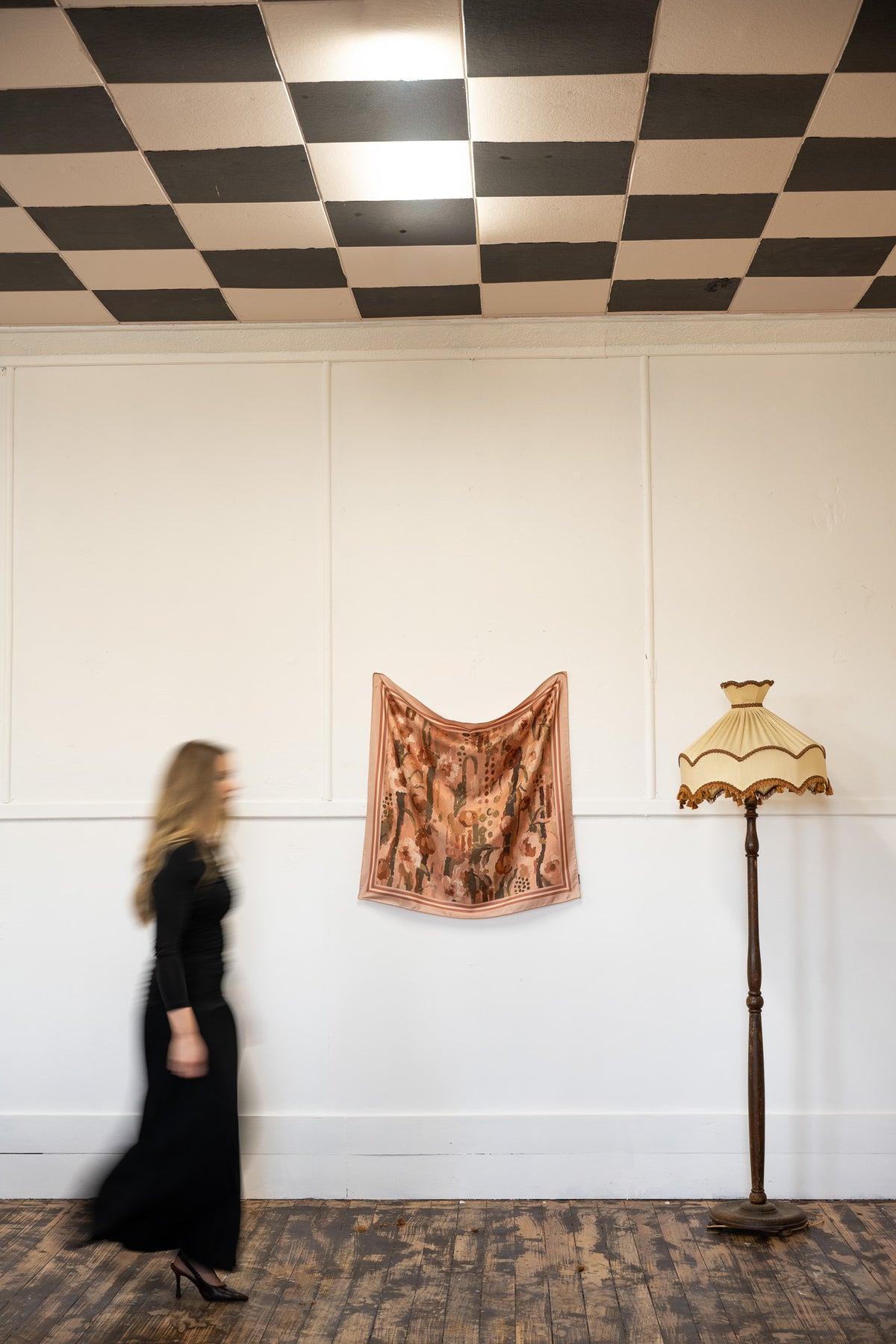 Skye in Dusty Mallow Silk Scarf