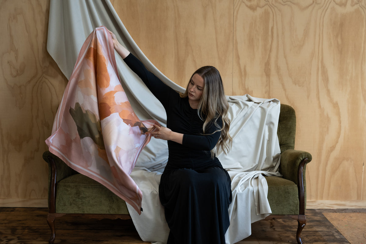 Reina Silk Scarf