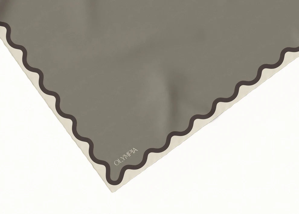 Etta Vetiver Silk Scarf