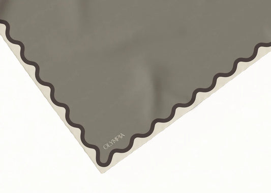 Etta Vetiver Silk Scarf