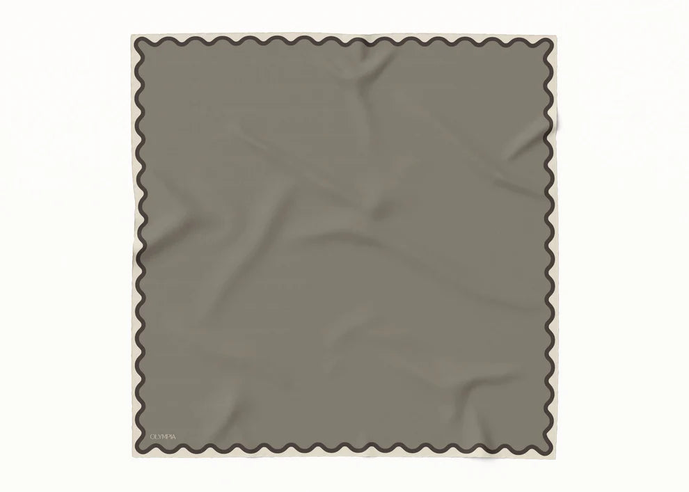 Etta Vetiver Silk Scarf