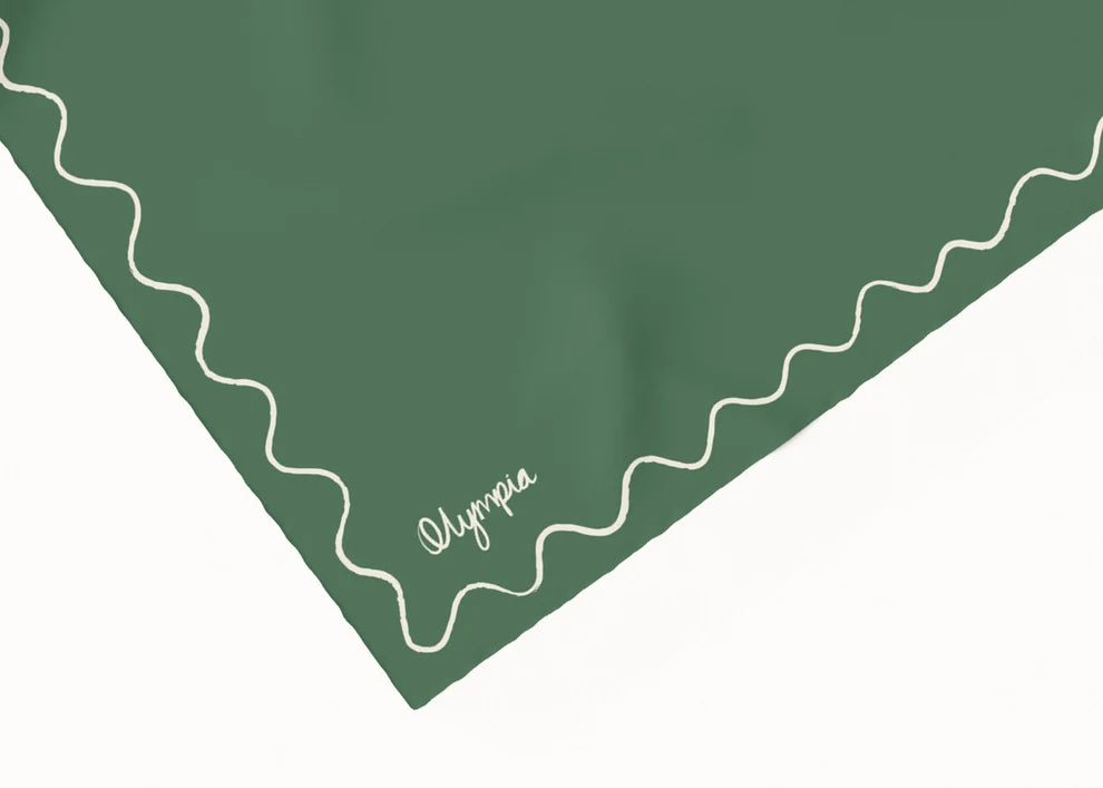 Emilia Pine Whisper Silk Cotton Girls Scarf