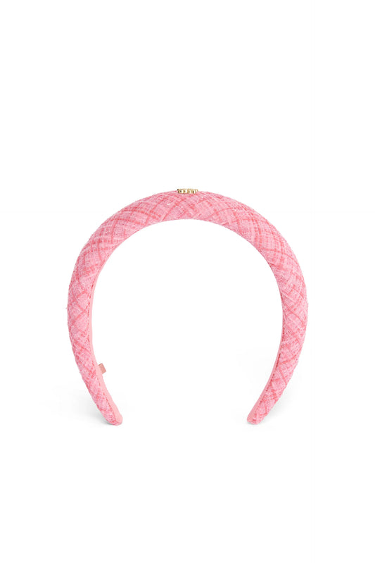 Holland Cooper Boucle Headband - Pink