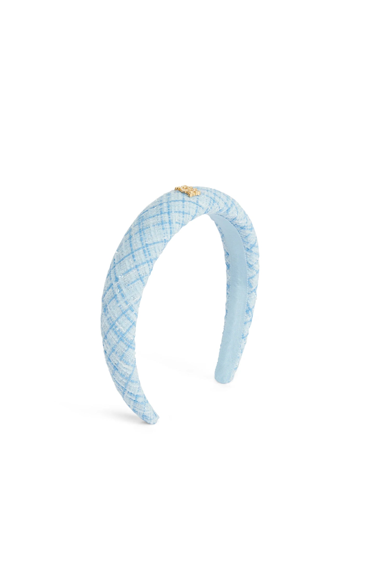 Holland Cooper Boucle Headband - Ice Blue