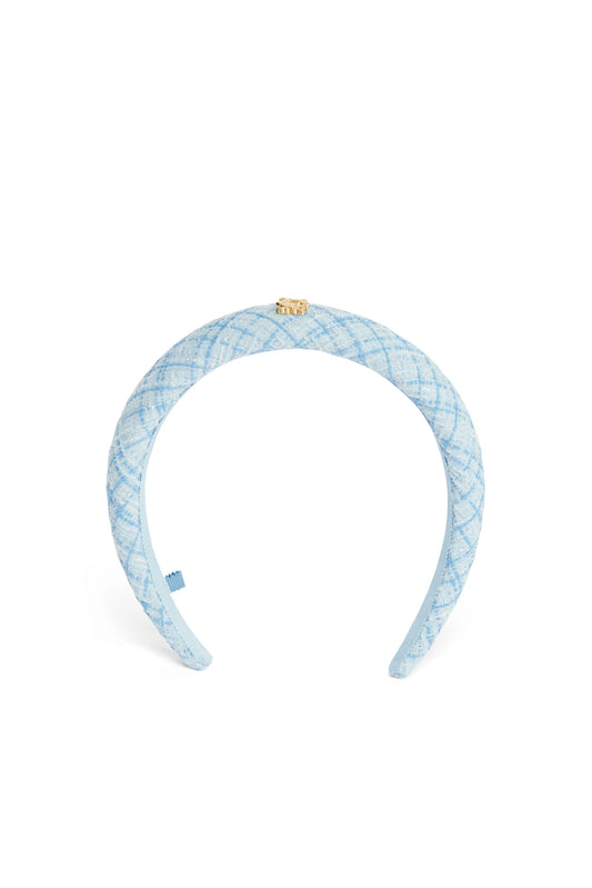 Holland Cooper Boucle Headband - Ice Blue