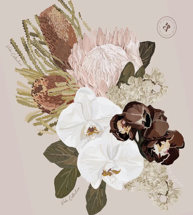 Protea Silk Scarf
