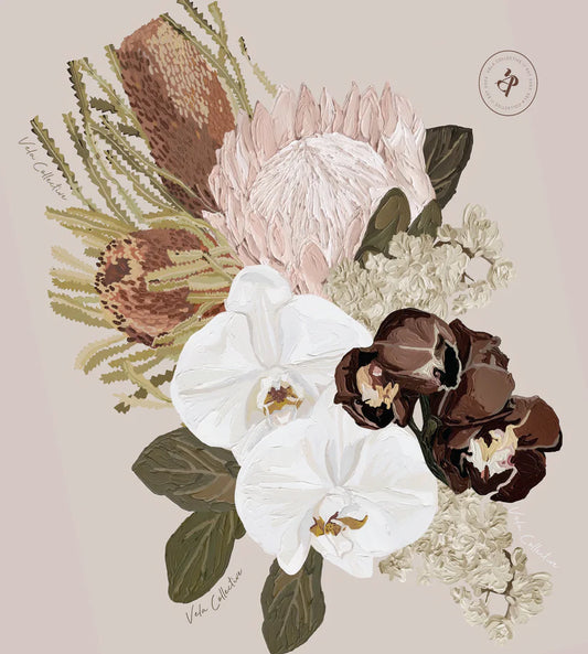 Protea Silk Scarf