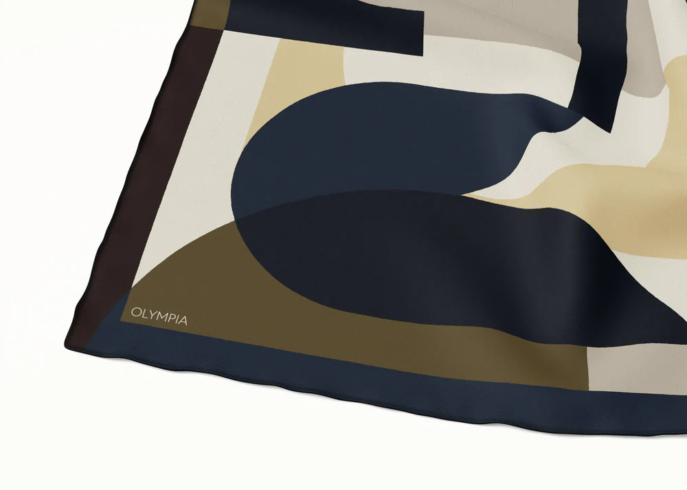 Olive Martini Silk Scarf