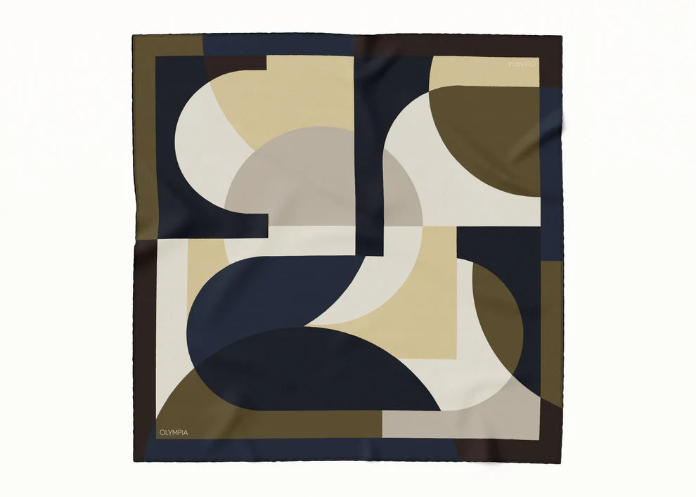 Olive Martini Silk Scarf