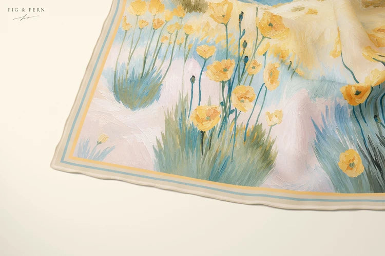Minty Silk Scarf