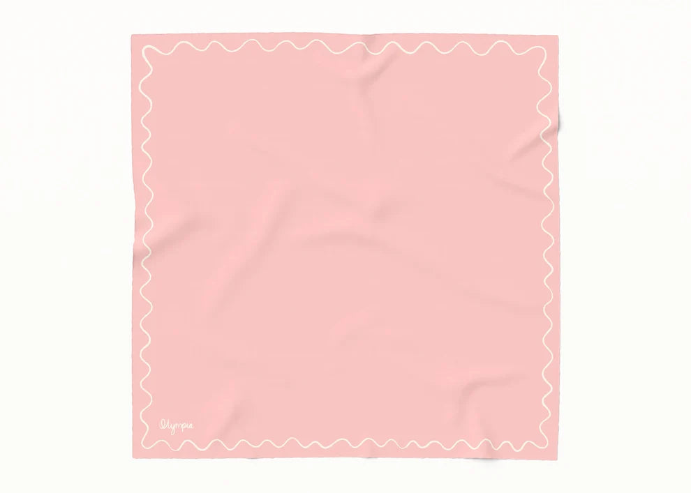 Emilia Blush Glow Silk Cotton Girls Scarf