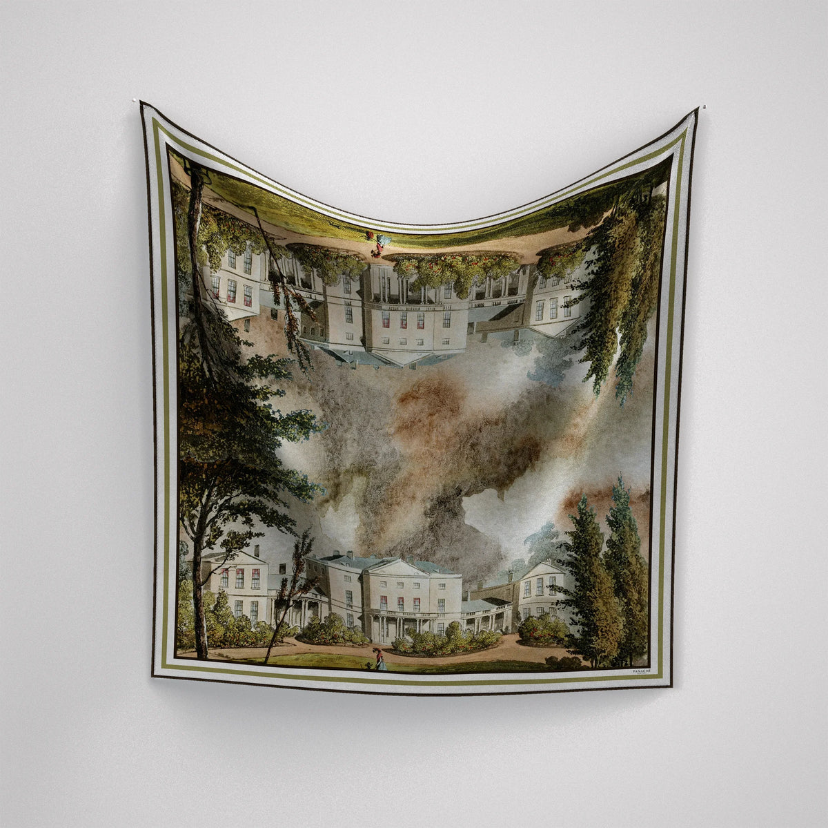 A Moody Moore House Silk Scarf