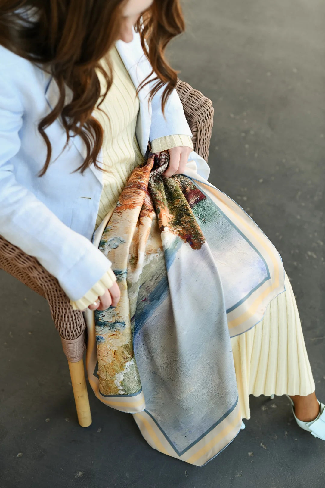 Summer Days Silk Scarf